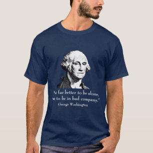 T-shirts George Washington e citações