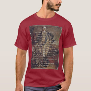 T-shirts George Washington: Os dentes da liberdade do