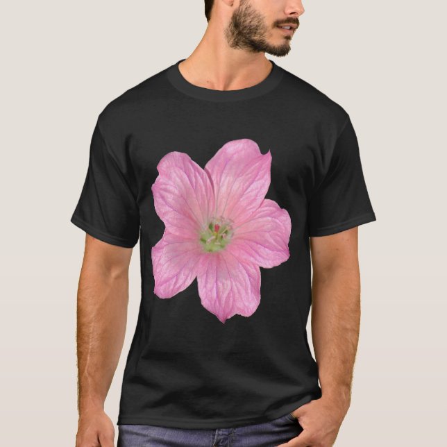 T-shirts Gerânio rosa (Frente)