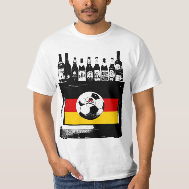 T-shirts German céu de futebol! (Frente)