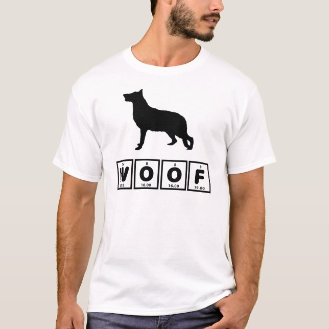 T-shirts German shepherd (Frente)