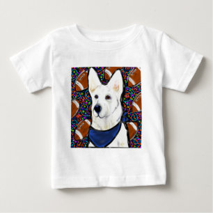 T-shirts German shepherd branco