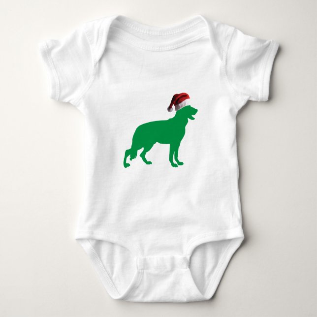 T-shirts German shepherd de Natal (Frente)
