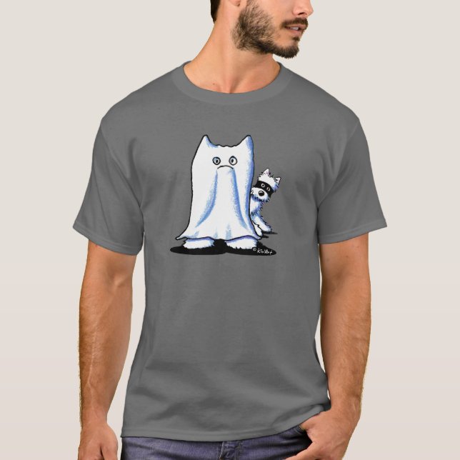 T-shirts Ghost Bandit Westies Basic Dark T Shirt (Frente)