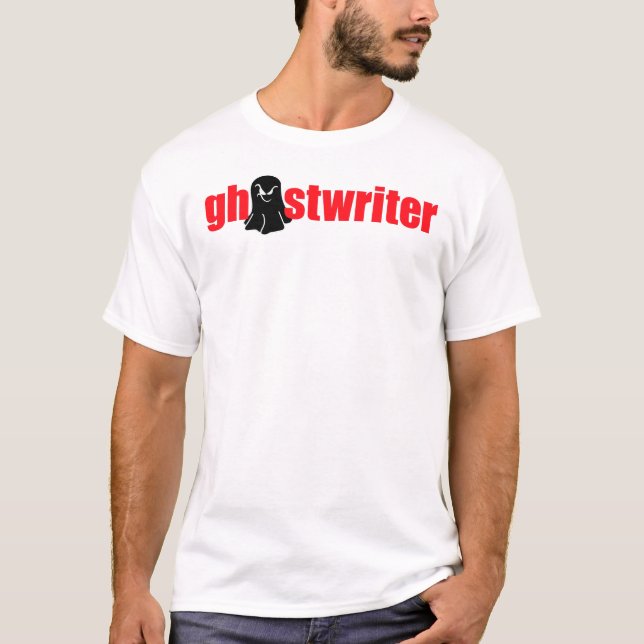 T-shirts Ghostwriter - fantasma preto (Frente)