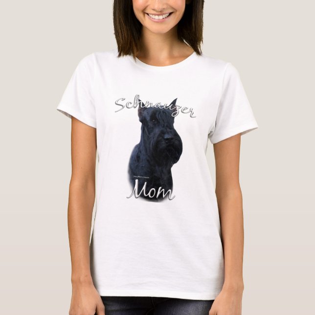 T-shirts Giant Schnauzer Mãe 2 (Frente)