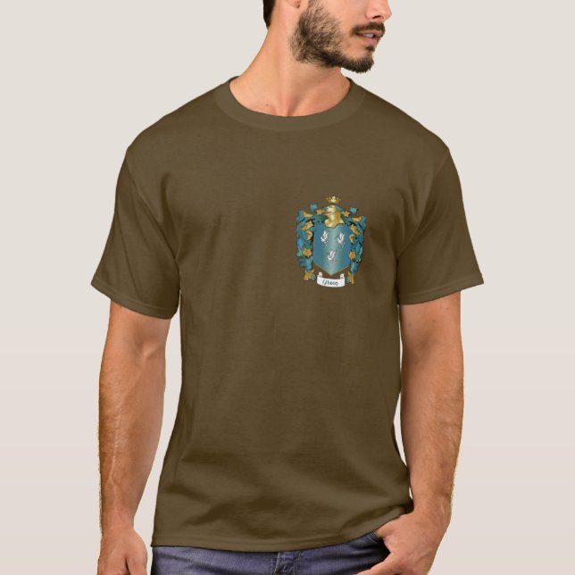 T-shirts Gibson Family Crest (Frente)