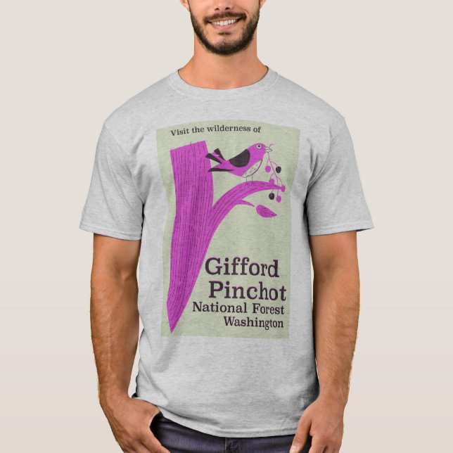 T-shirts Gifford Pinchot National Forest Washington (Frente)