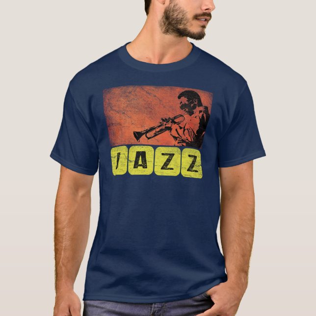 T-shirts Gigante do jazz (Frente)