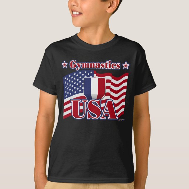 T-shirts Ginástica EUA (Frente)