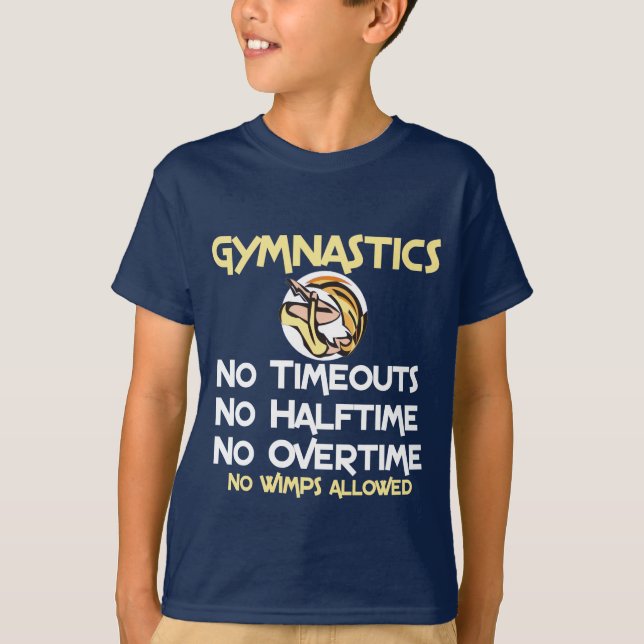 T-shirts Ginástica nenhuns Wimps (Frente)