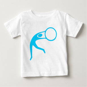 T-shirts Ginástica Rítmica Figura - Azul-Céu