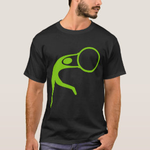 T-shirts Ginástica Rítmica Figura - Verde Marciano