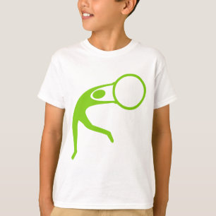 T-shirts Ginástica Rítmica Figura - Verde Marciano