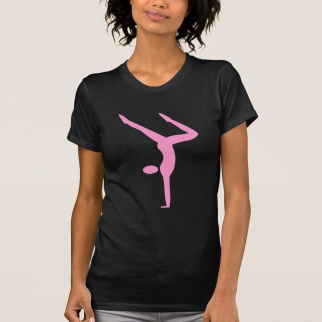 T-shirts Ginástica - Rosa (Frente)