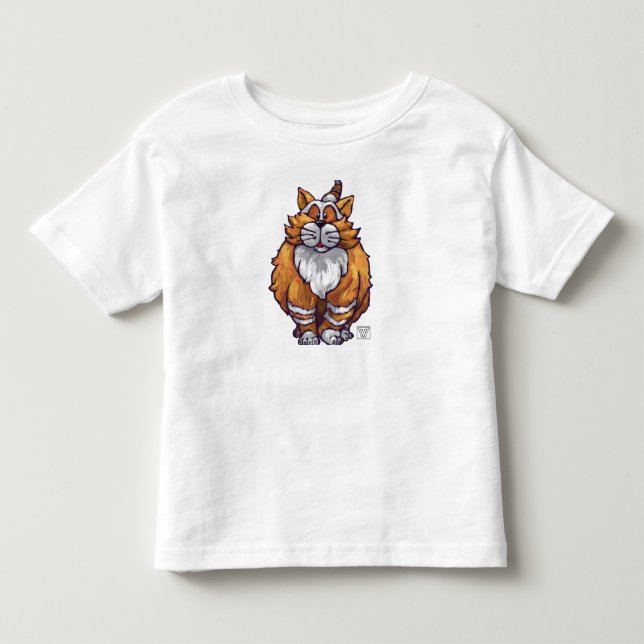 T-Shirts Ginger Cat (Frente)