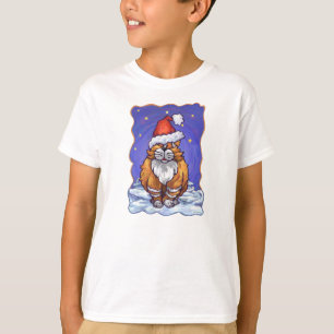 T-shirts Ginger Cat Natal