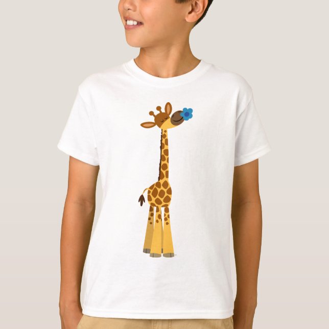T-shirts Girafa de Boca e Flor, Camisa-T (Frente)