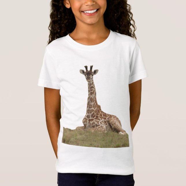 T-shirts Girafa do bebê (Frente)