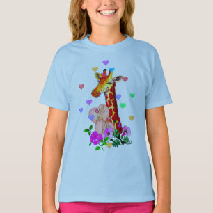 T-shirts Girafa do dia dos namorados