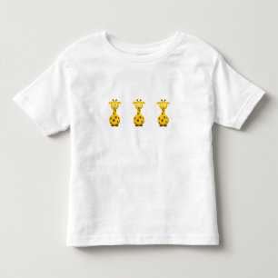 T-shirts Girafa dos desenhos animados