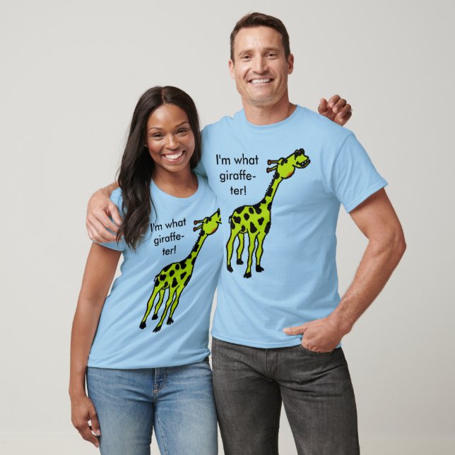 T-shirts girafa, eu sou o que girafa-ter! (Unissex)