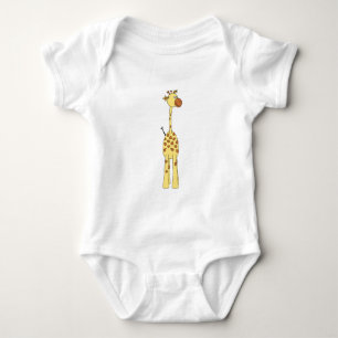 T-shirts Girafa feliz. Desenhos animados