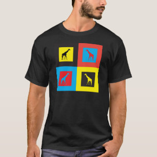 T-shirts Girafas Coloridas