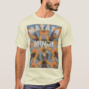 T-shirts Giraffe Abstrato Art Impressão
