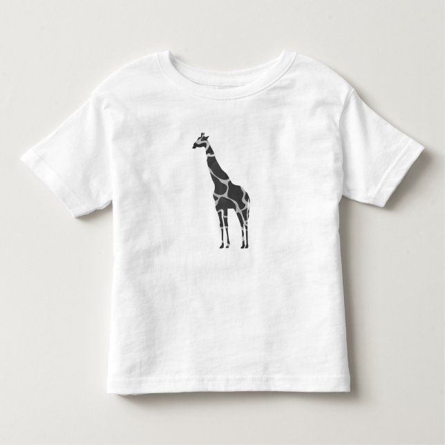 T-shirts Giraffe Black e Cinza Silhoutte (Frente)