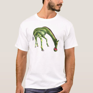 T-shirts Giraffe comendo melancia