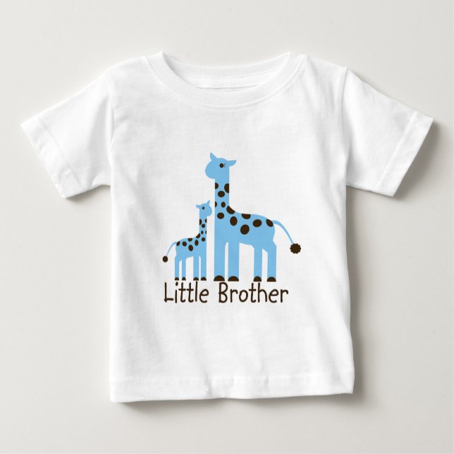 T-shirts Giraffe Little Brother (Frente)