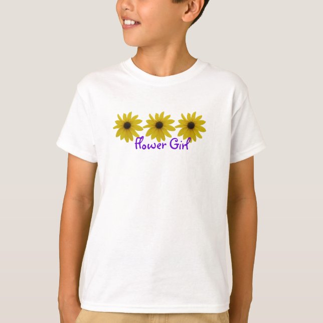 T-shirts Girassóis do florista (Frente)