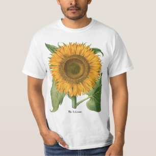T-shirts Girassol Vintage por Basilius Besler