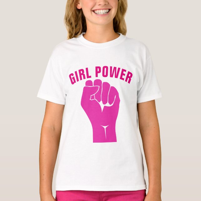 T-shirts GIRL POWER (Frente)
