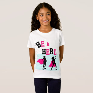 T-shirts #GirlPower Super Hero Tee for Girls - ADD Name