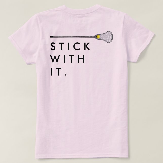 T-shirts Girls Lacrosse (Verso do Design)