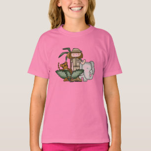 T-shirts Girls Safari Animais