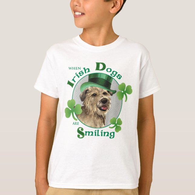 T-shirts Glen do Dia de Patrick de Imaal Terrier (Frente)