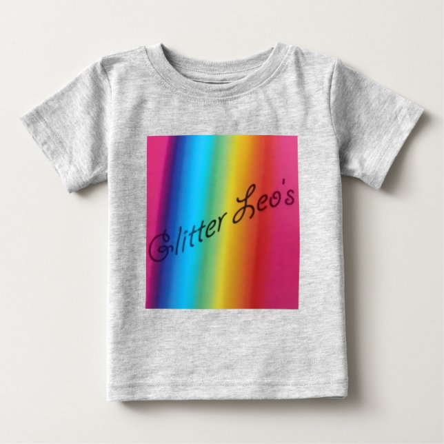T-shirts Glitter Leo (Frente)