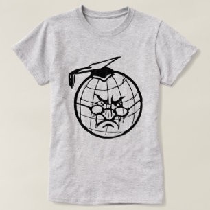T-shirts Globe Irritado Em Mortarboard Professor Professor 
