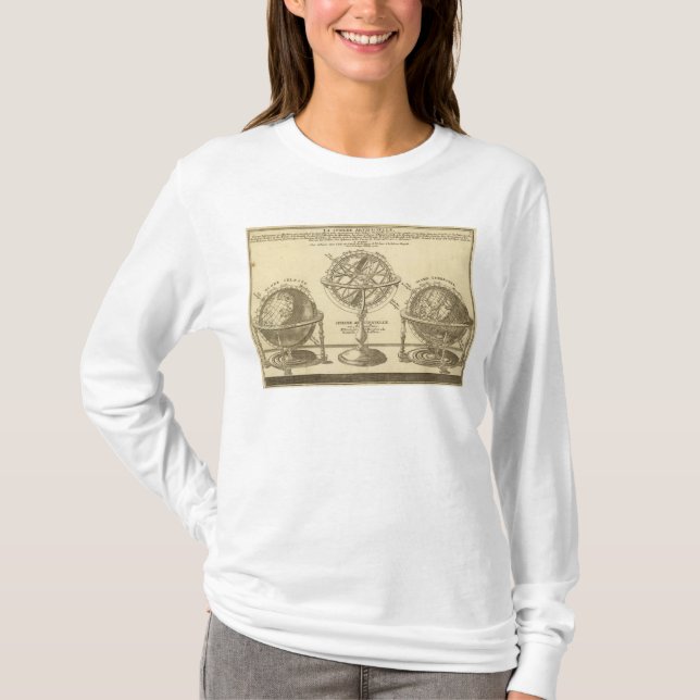 T-shirts Globo do mundo (Frente)