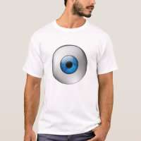 Globo ocular azul