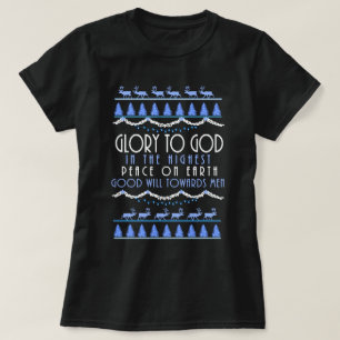 T-shirts Glória a Deus nas Alturas Natal