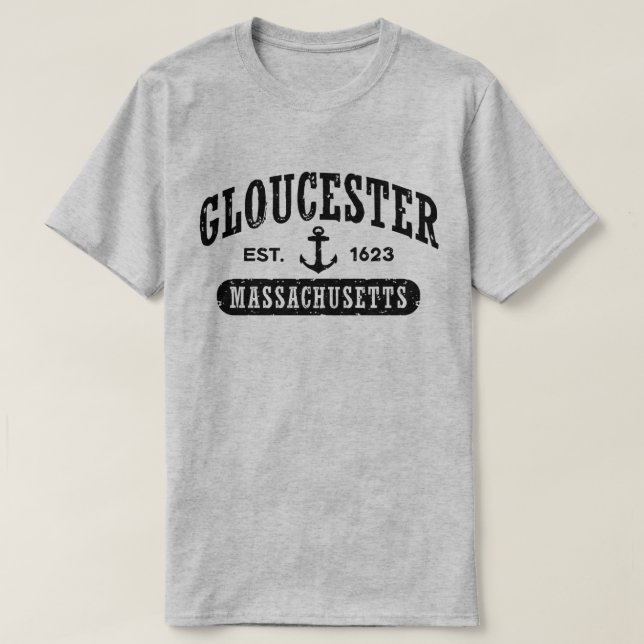 T-shirts Gloucester Massachusetts (Frente do Design)