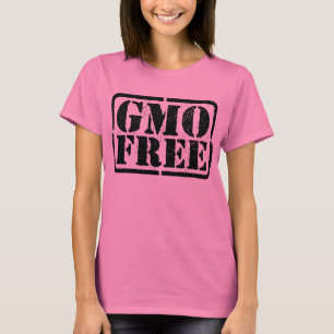 T-shirts GMO livre - preto