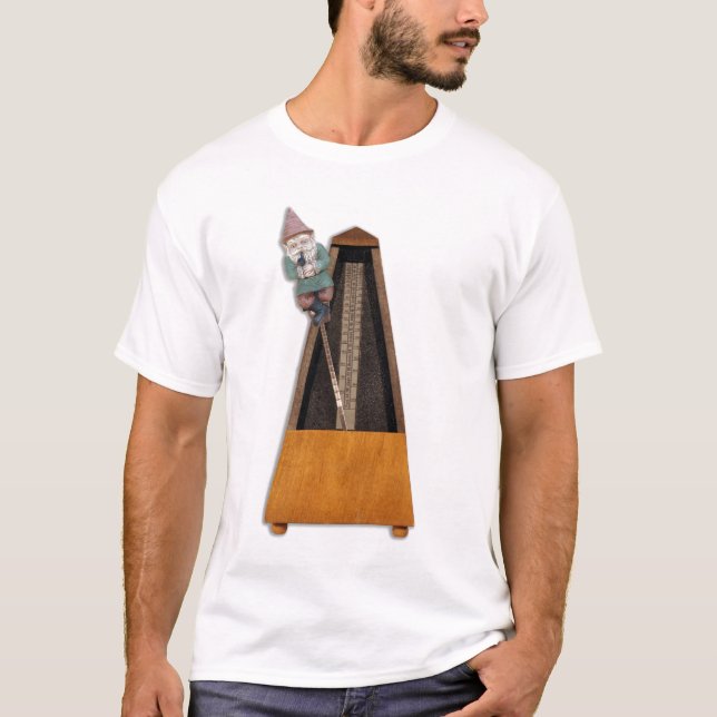 T-shirts Gnomo de Metrognome Swingin - parte dianteira (Frente)