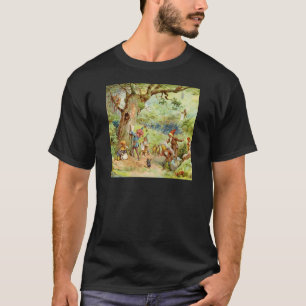 T-shirts Gnomos, duendes e fadas na floresta mágica