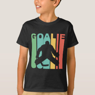 T-shirts Goalie retro do hóquei