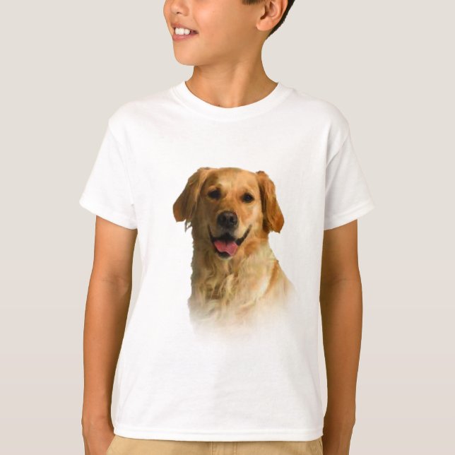 T-shirts Golden retriever (Frente)
